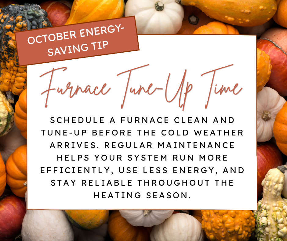 October Energy Saving Tip